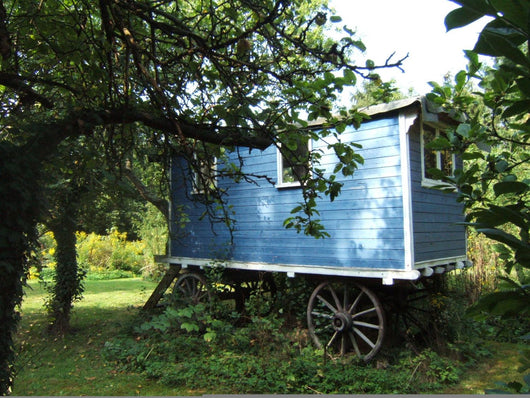 Old Gypsy Caravan Wall Mural
