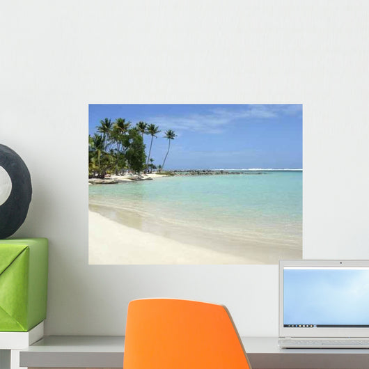 Plage Sable Blanc Wall Decal