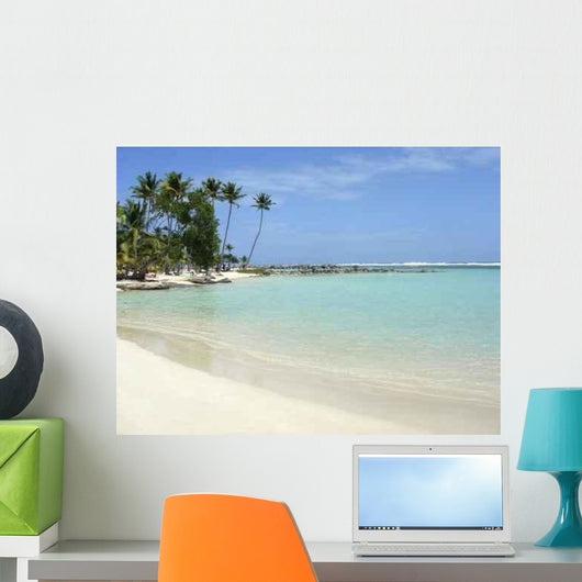 Plage Sable Blanc Wall Decal