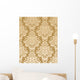 Seamless Damask Wallpaper Wall Decal Design 1