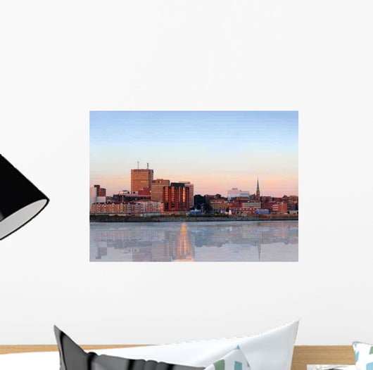 City Panorama Saint John Wall Decal