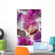 Backlit Flowers Background Wall Mural