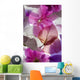 Backlit Flowers Background Wall Mural