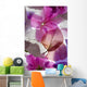 Backlit Flowers Background Wall Mural