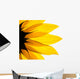 Sunflower Detail White Wall Decal