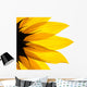 Sunflower Detail White Wall Decal