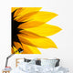 Sunflower Detail White Wall Decal