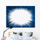Star Burst Background Blue Frame Wall Mural