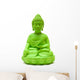 Green Buddha Wall Decal