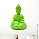 Green Buddha Wall Decal