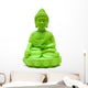 Green Buddha Wall Decal