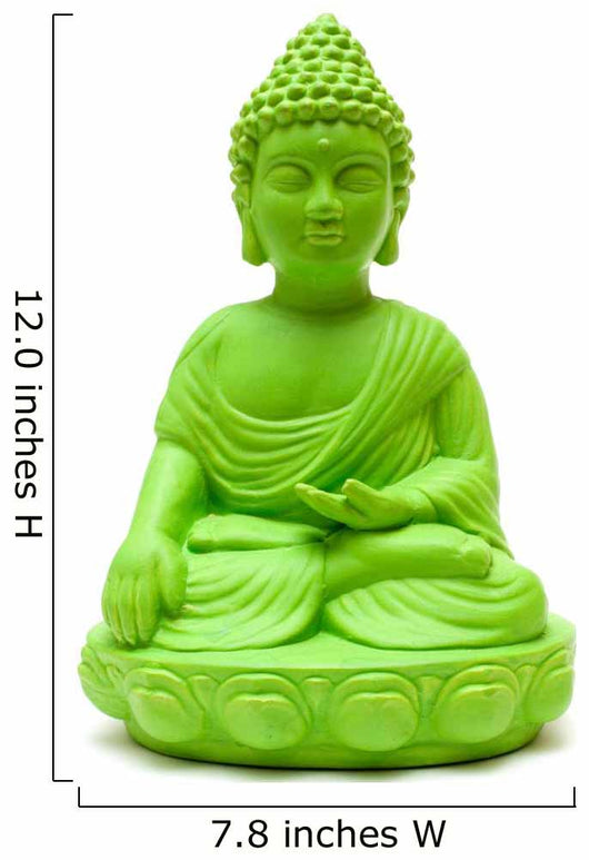 Green Buddha Wall Decal