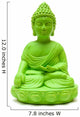 Green Buddha Wall Decal