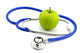 apple and stethoscope Wall Decal