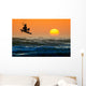 Kite Boarder in Action Wall Mural