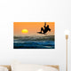 Kite Boarder in Action Wall Mural