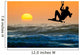Kite Boarder in Action Wall Mural