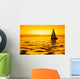Sailing and Sunset Wall Mural