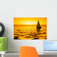 Sailing and Sunset Wall Mural