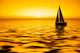 Sailing and Sunset Wall Mural