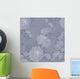 Seamless Ornament Tender Chrysanthemums Wall Decal