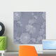 Seamless Ornament Tender Chrysanthemums Wall Decal