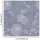 Seamless Ornament Tender Chrysanthemums Wall Decal