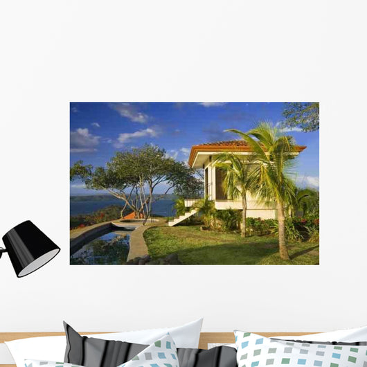 Idyllic Tropical Retreat Wall Decal