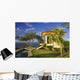 Idyllic Tropical Retreat Wall Decal