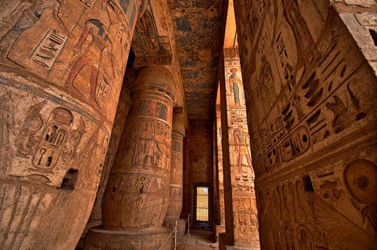 Heiroglyphs Medinat Habu Luxor