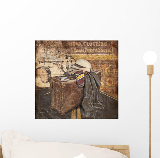 Vintage grunge travel Wall Mural