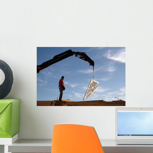 Crane Wall Mural