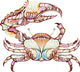 Crab Wall Decal