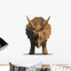 Facing Triceratops Dinosaur Wall Decal