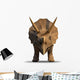 Facing Triceratops Dinosaur Wall Decal