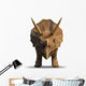 Facing Triceratops Dinosaur Wall Decal