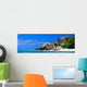Seychelles beach panorama Wall Mural