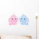 Baby elephants Wall Decal