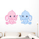 Baby elephants Wall Decal