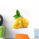 High-Quality Photo Ripe Lemons Wall Decal