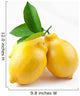 High-Quality Photo Ripe Lemons Wall Decal