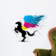 CMYK pegasus Wall Decal