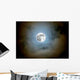 Full Moon Wall Decal Design 1