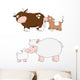 Sheep Cow Farm Wall Stickers