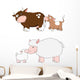 Sheep Cow Farm Wall Stickers