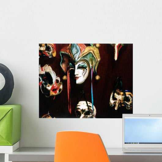 venetian masks Wall Mural