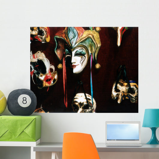 venetian masks Wall Mural