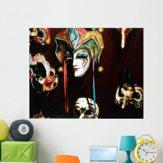 venetian masks Wall Mural