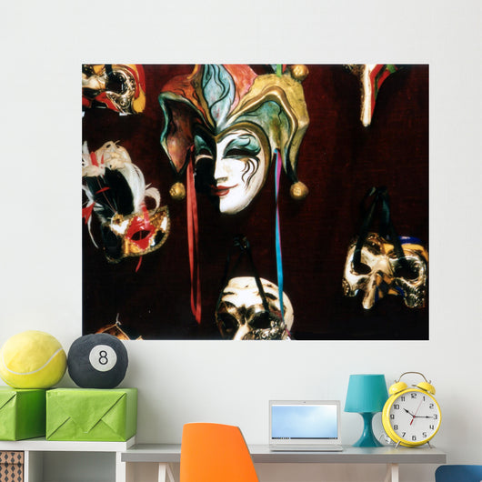 venetian masks Wall Mural