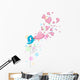 Lovebird Bubbles Wall Decal
